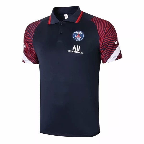 Polo Paris Saint Germain 2020-21 Azul Marino Rojo